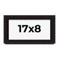 thumbnail image 1 of 17x8 Shadow Box Black Solid Wood Display Picture Frame | 1 Inch Rabbet Depth | | 1.375 Inch, 1 of 4