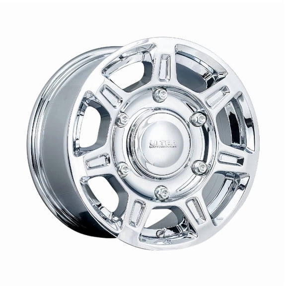 1 X Ultra 216450C TOIL VAN 17X8 5X130 84.10 Hub +60 Offset Chrome Plated Wheel Rim