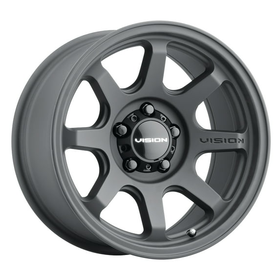 17x8 Vision 351 Flow Satin Black Wheel 5x120 (30mm)
