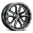 thumbnail image 1 of 17x8 Vision 405 Korupt Gloss Black Milled Spoke Wheel 5x5 (30mm), 1 of 2
