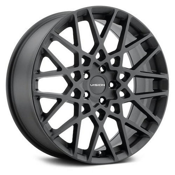 17x8 Vision 474 Recoil Satin Black Wheel 5x108 (38mm)