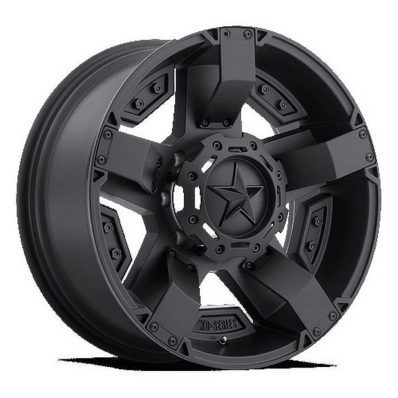 XD Wheels Rockstar II XD811, 17x8 with 5 on 5 Bolt Pattern - Black-XD81178050710 Wheel Rim