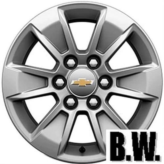 17x8 in Wheel for Chevy 1500 PICKUP 2019-2022 SILVER Reconditioned Aluminum Rim
