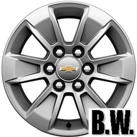 17x8 in Wheel for Chevy 1500 PICKUP 2019-2022 SILVER Reconditioned Aluminum Rim