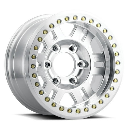 17x9.5 Vision 398 Manx Competition BEADLOCK Machined Wheel 8x6.5 (-32mm)