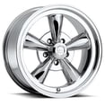 thumbnail image 1 of 17x9 American Muscle 141H Legend 5 Chrome Wheel 5x4.5 (0mm), 1 of 2