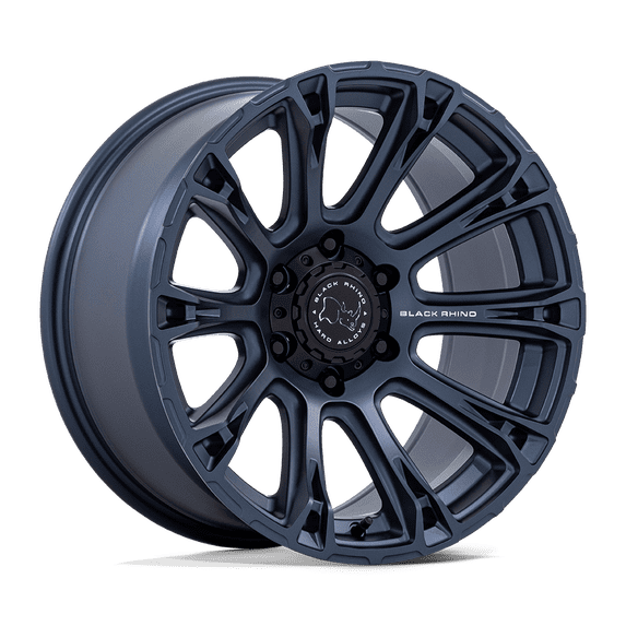 17x9 Black Rhino BR020 Diamondback Metallic Blue Wheel 6x5.5 (-12mm)