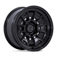 thumbnail image 1 of 17x9 Black Rhino BR021 Mondo Matte Black W/ Gloss Black Lip Wheel 6x5.5 (-38mm), 1 of 3