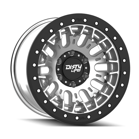 17x9 Dirty Life 9317 DT-3 Machined Wheel 6x5.5 (-12mm)