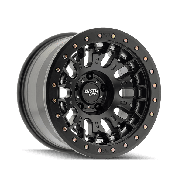 17x9 Dirty Life 9317 DT-3 Satin Black Wheel 5x5 (-12mm)