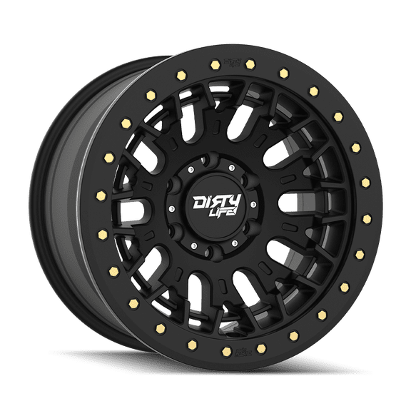 17x9 Dirty Life 9317 DT-3 Satin Black Wheel 6x5.5 (-12mm)