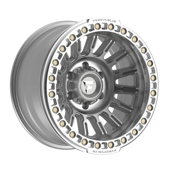 17x9 Fittipaldi FB152M BEADLOCK Silver Wheel 5x5 (-38mm)