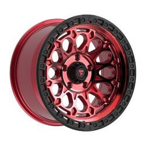 17x9 Fittipaldi Offroad FB153B Black W/ Forged Ring BEADLOCK Wheel 8x6.5 (-15mm)