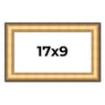 thumbnail image 1 of 17x9 Frame Gold Plein Aire Solid Wood Picture Frame Width 2 Inches | Interior Frame Depth 0.5, 1 of 8