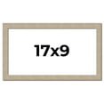 thumbnail image 1 of 17x9 Frame Grey Solid Wood Picture Frame Width 1 Inches | Interior Frame Depth 0.5 Inches |, 1 of 8