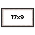 thumbnail image 1 of 17x9 Frame Silver Real Wood Picture Frame Width 1.25 Inches | Interior Frame Depth 0.75 Inches |, 1 of 8