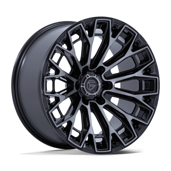 17x9 Fuel FC882 Trax Gloss Black Machined Face Dark Tinted Wheel 6x5.5 (1mm)