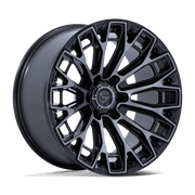 17x9 Fuel FC882 Trax Gloss Black Machined Face Dark Tinted Wheel 6x5.5 20mm