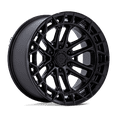 thumbnail image 1 of 17x9 Fuel Off-Road FC874 Celsius Matte Black W/ Gloss Black Wheel 6x5.5 (-12mm), 1 of 3