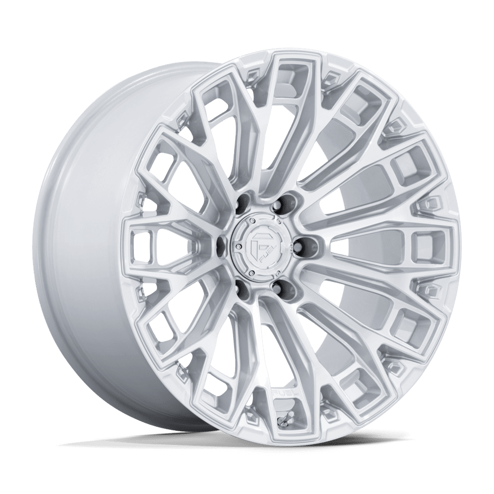 17x9 Fuel Off-Road FC882 Trax Gloss Silver W/ Machined Face Wheel 6x5.5 (-12mm)