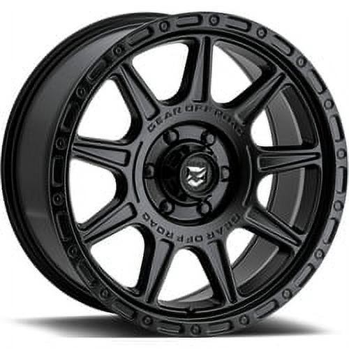 17x9 Gear Off Road 759SB Satin Black Wheel 5x5 (-12mm)