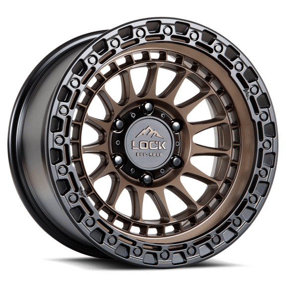 Lock Off-Road Mojave Matte Bronze with Matte Black Ring 9-17