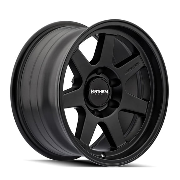 17x9 Mayhem Convoy Satin Black Wheel 6x5.5 (-6mm)