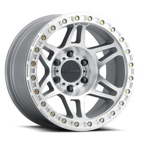 17x9 Method MR106 Beadlock Machined Wheel 8x6.5 (-44mm) Fits select: 2013-2023 RAM 2500, 2011-2012 DODGE RAM 2500