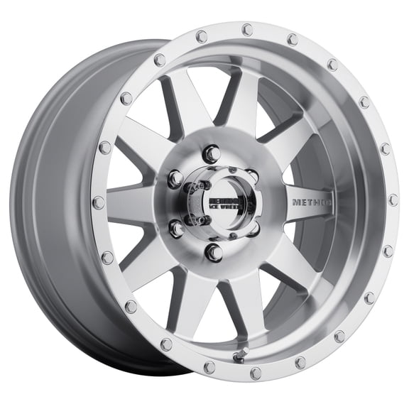 Method Race Wheels MR301 The Standard 17x9 6x139.7 -12et 108mm Machined Wheel Fits select: 2000-2018 CHEVROLET SILVERADO, 1996-2023 TOYOTA TACOMA