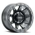 thumbnail image 1 of 17x9 Method MR317 Matte Black Wheel 8x6.5 (-12mm) Fits select: 2013-2023 RAM 2500, 2000-2010 CHEVROLET SILVERADO, 1 of 2