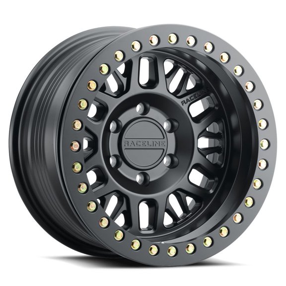 17x9 Raceline RT951B Ryno BEADLOCK Satin Black Wheel 5x5 (-38mm)