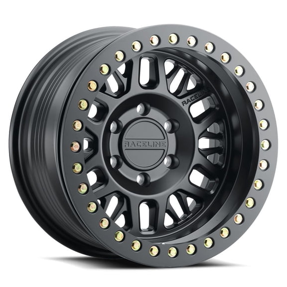 17x9 Raceline RT951B Ryno BEADLOCK Satin Black Wheel 5x5 (-38mm)