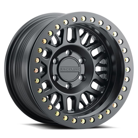 17x9 Raceline RT951B Ryno BEADLOCK Satin Black Wheel 6x135 (-12mm)