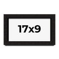 thumbnail image 1 of 17x9 Shadow Box Black Solid Wood Display Picture Frame | 1 Inch Rabbet Depth | | 1.375 Inch, 1 of 4