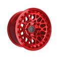 thumbnail image 1 of 1 X TIS 555MRT 17X9 6X135 87.1 Hub -12 Offset Red Wheel Rim, 1 of 3
