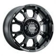thumbnail image 1 of 17x9 Ultra 124BK Commander Black Wheel 8x170 (12mm), 1 of 2
