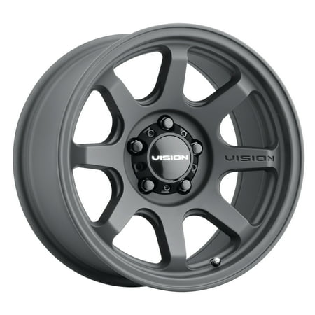 17x9 Vision 351 Flow Satin Black Wheel 5x5.5 (-12mm)