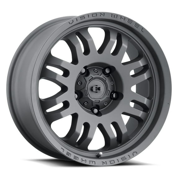 17x9 Vision 409 Inferno Satin Black Wheel 6x4.5 (12mm)