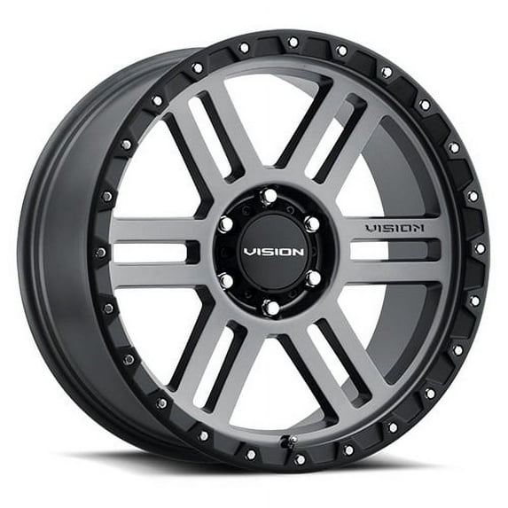 17" Vision Off-Road 354 Manx 2 Satin Grey Wheel 17x9 8x170 -12mm For Ford Rim