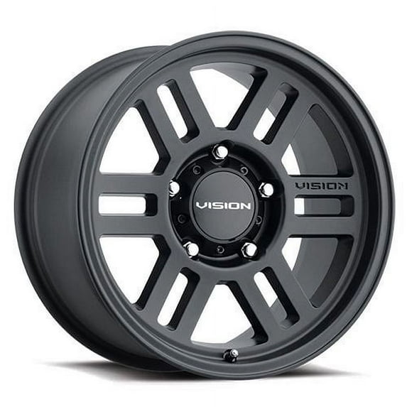 17" Vision Off-Road 355 Manx 2 Overland Satin Black Wheel 17x9 6x135 20mm Rim