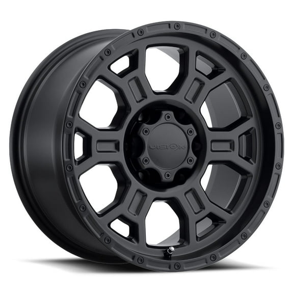 17x9 Vision Off-Road 372 Raptor Matte Black Wheel 6x5.5 (-6mm)