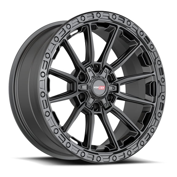17x9 Vortek VRT-601 Matte Black Wheel 6x135/6x5.5 (-12mm)