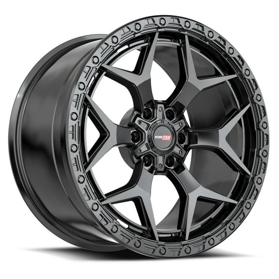 17x9 Vortek VRT-603 Satin Black Wheel 6x135/6x5.5 (-12mm)