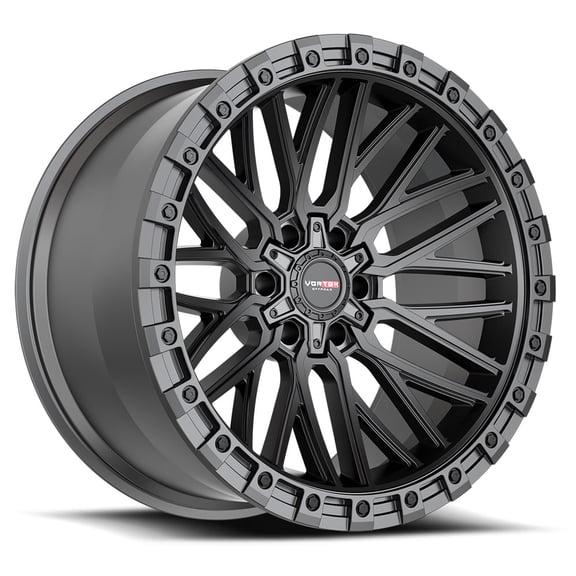 17x9 Vortek VRT-608 Matte Black Wheel 6x135/6x5.5 (-12mm)