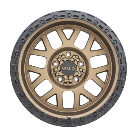 17x9 WELD Off-Road W115 Cinch Satin Bronze W/ Black Ring Wheel 5x4.5/5x5 (0mm)