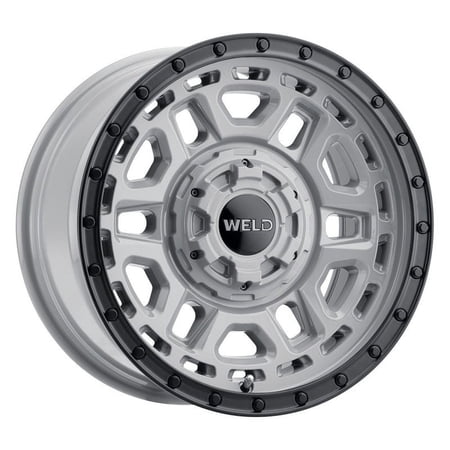 17x9 WELD Off-Road W169 Crux Armor Gray W/ Satin Black Wheel 5x4.5/5x5 (0mm)