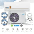 thumbnail image 1 of 18,000 BTU 21 SEER2 Ductless Mini-Split Inverter+ Air Conditioner Only Cold System Full Set 220V. Optional WIFI., 1 of 18