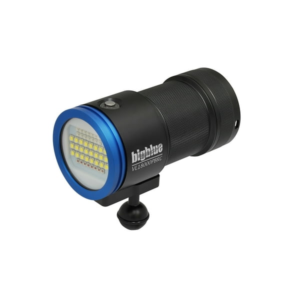 18,000 Lumen Video Light with Blue Mode Plus Remote Control - Black