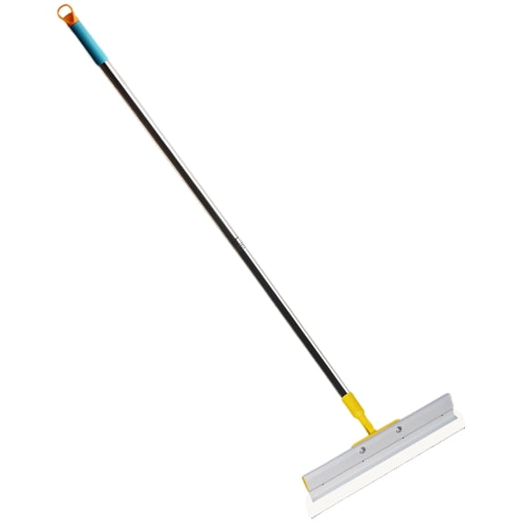 Epoxy Floor Squeegee, 18.1 Inch Stainless Steel Self Leveling Cement Tool with 5.2 ft Adjustable Pole