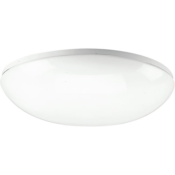 18-1/8" Round Cloud CFL Two-Light Close-to-Ceiling